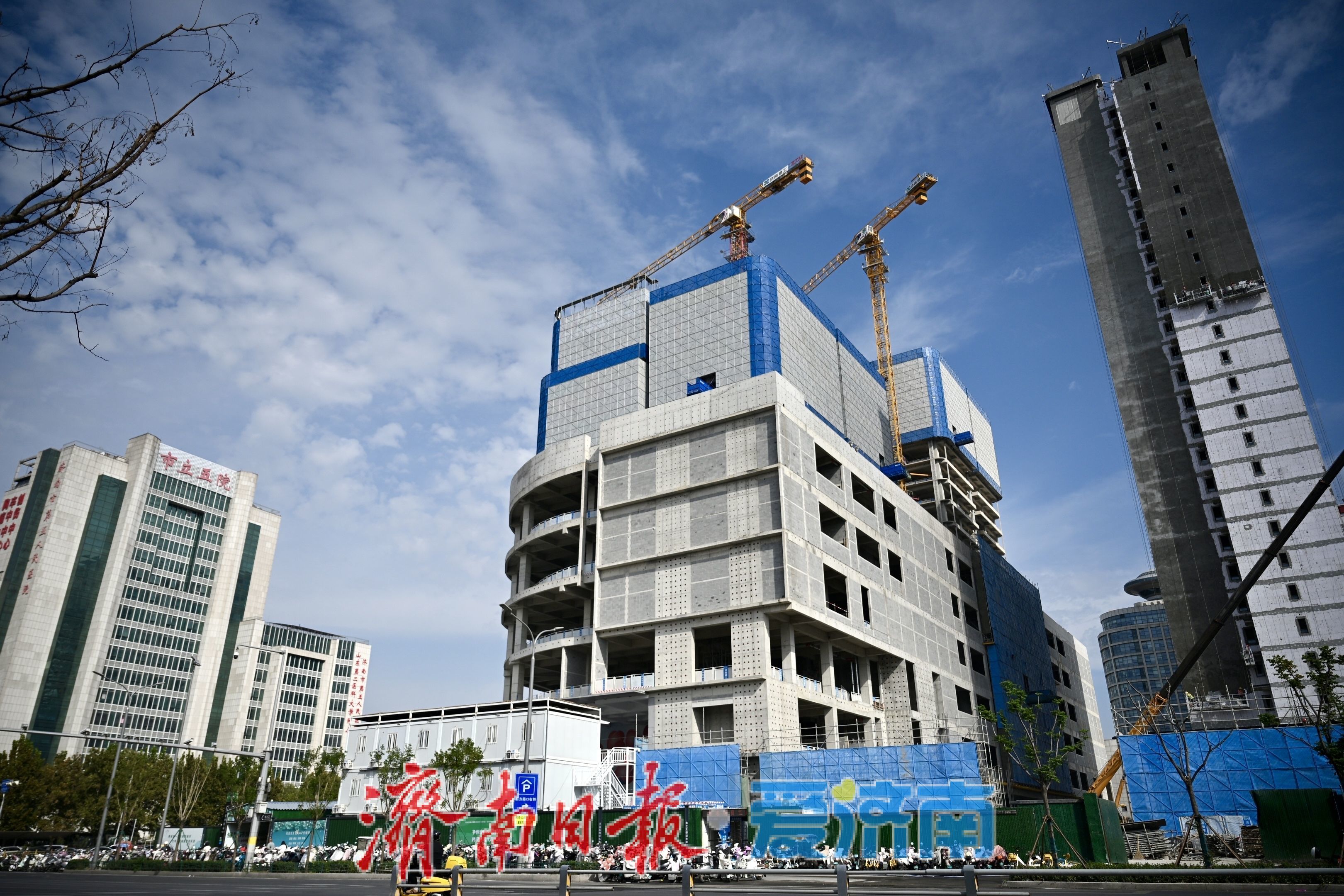 项目强省会｜济南轨交4号线市立五院站综合体加快建设 构建槐荫复合型TOD城市地标