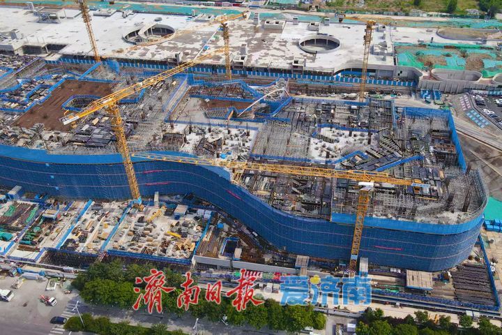 山东最大第四代万达广场建设全面提速