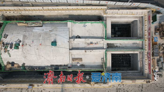 轨道交通9号线荷花路站与卧牛山地质公园“融合”