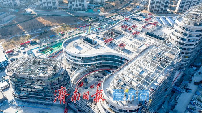 项目强省会｜济南市第一人民医院新院区外立面建设稳步推进 预计2027年竣工交付