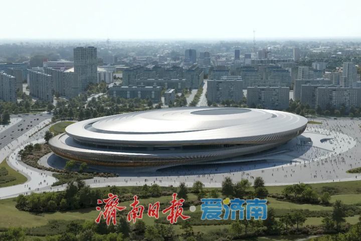 项目强省会｜起步区黄河体育中心游泳馆及全民健身中心南区2-1区项目顺利封顶