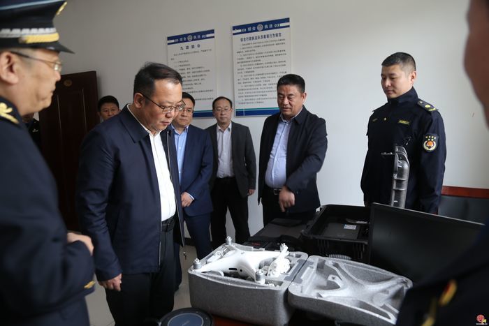 济南市城管局到历城区调研城市精细化管理工作