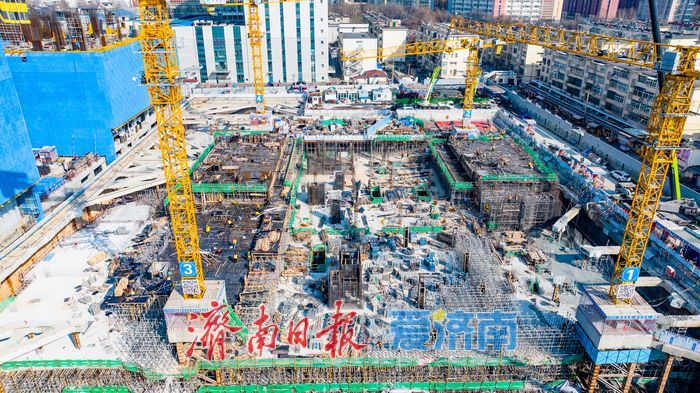 项目强省会｜济南市立五院TOD项目雏形亮相：双塔主体已现，地下六万平米空间成网