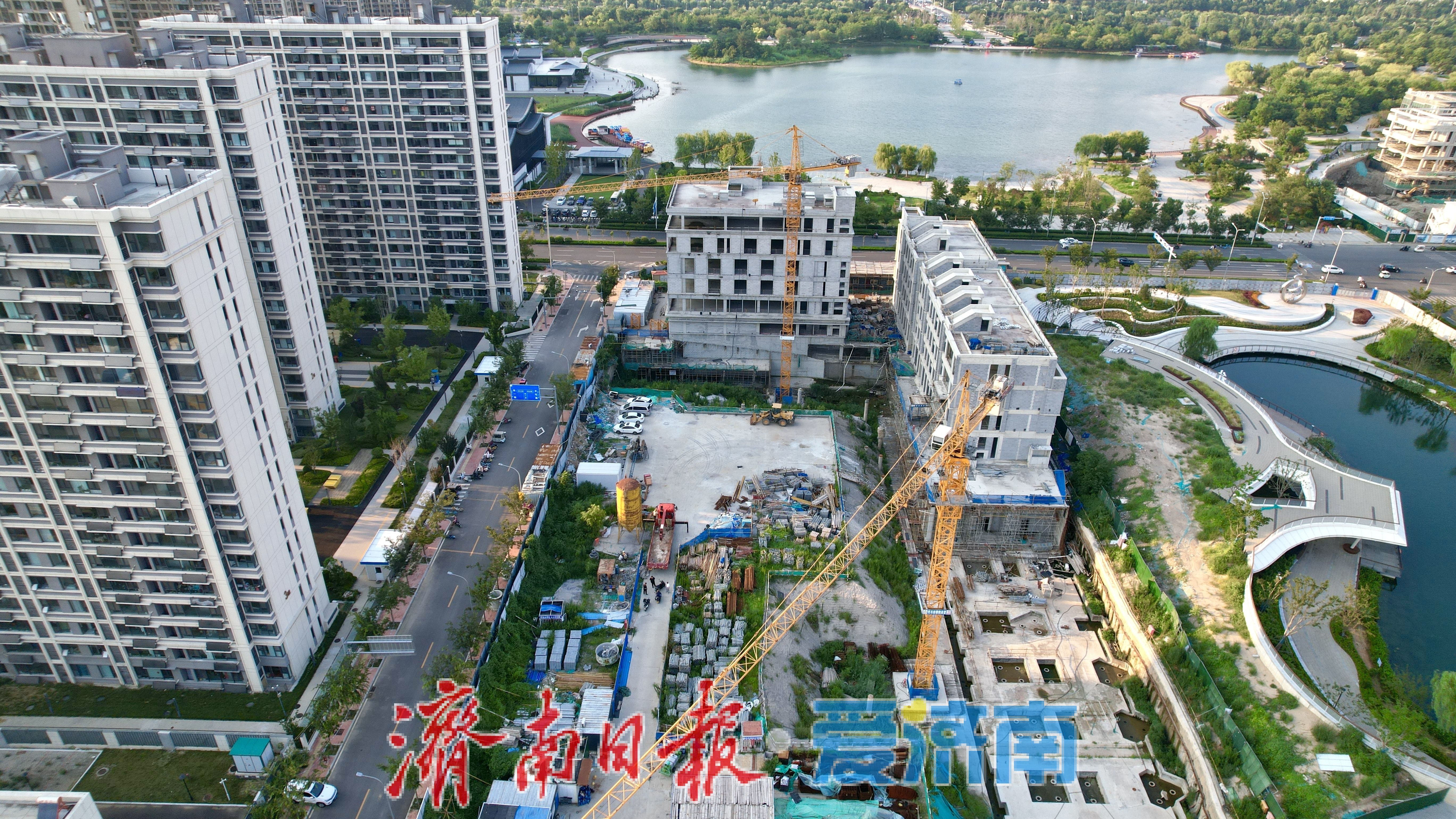 北湖B-1地块商务项目加快建设 夯实天桥区产业承载空间支撑