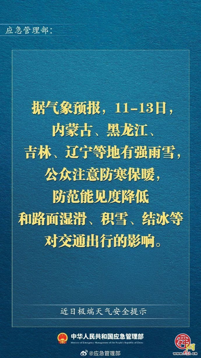紧急提醒！大风等极端天气应急部发布安全提示