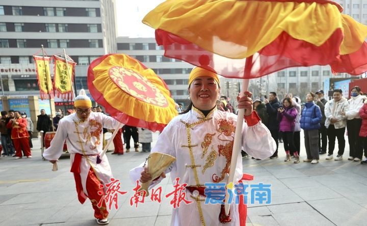 鼓子秧歌舞起来 济南“非遗版”春节年味浓