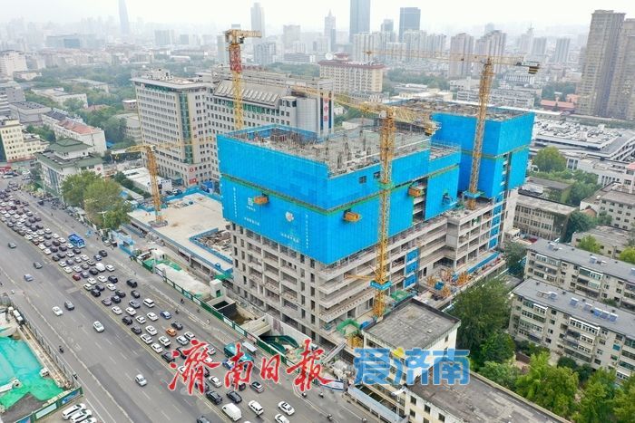 齐鲁中医药服务能力再升级 省中医院东院区综合楼建设加速