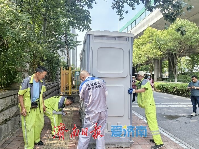 贴心护航高考 历城区考点10处移动公厕已“就位”