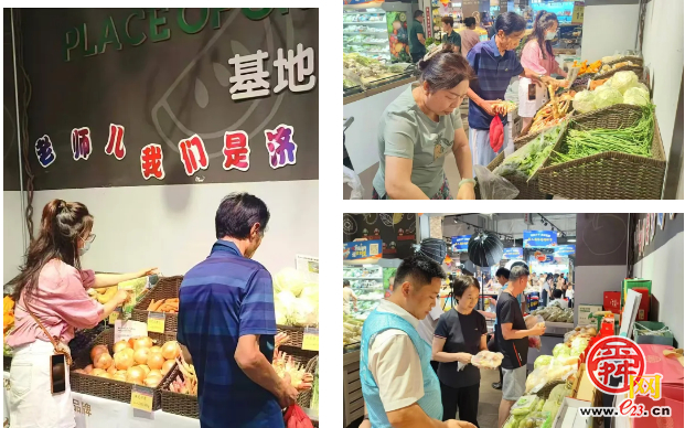 新设专柜！“泉水人家”进驻家家悦 让“菜园子”直通“菜篮子”