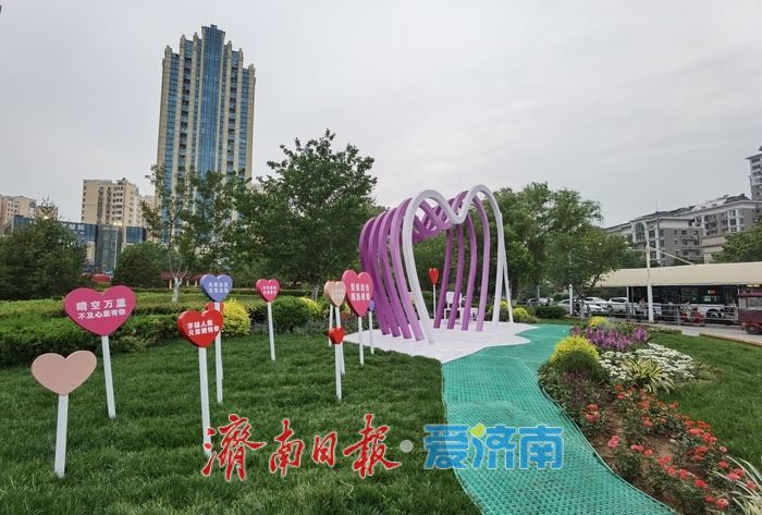 一年四季 泉在济南丨顺河西街街角公园惊艳亮相，暖心设计点亮城市微空间