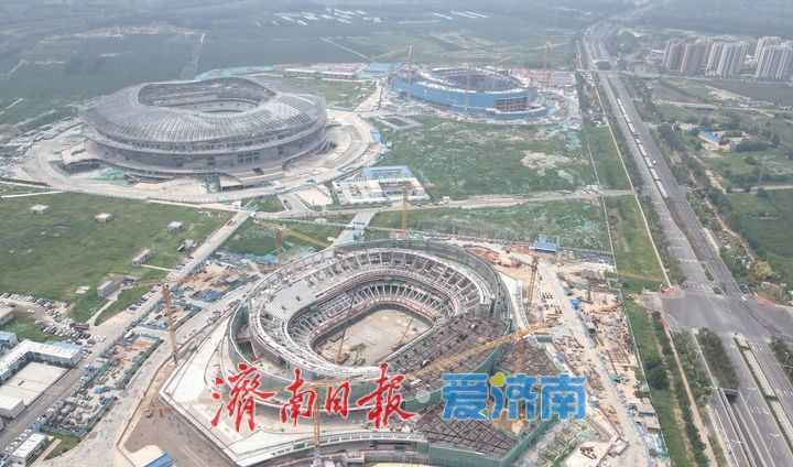 项目强省会｜济南黄河体育中心项目三大场馆进入装修阶段