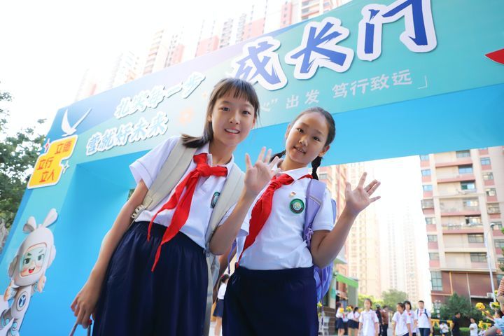 金秋启序！官扎营小学开学首日，许下心愿奔赴新征程