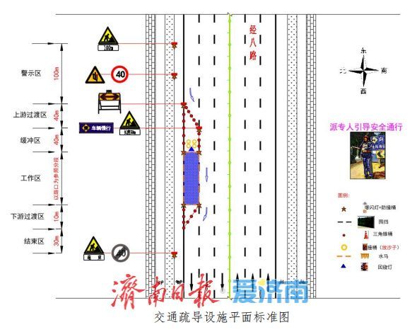 注意！济南多处供水管网漏损治理施工，通行方案公布