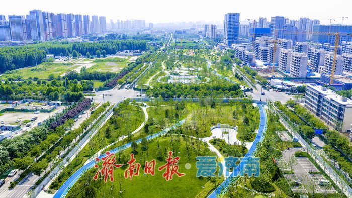 华山—白泉廊道西段成形 东站新城再添生态运动新地标