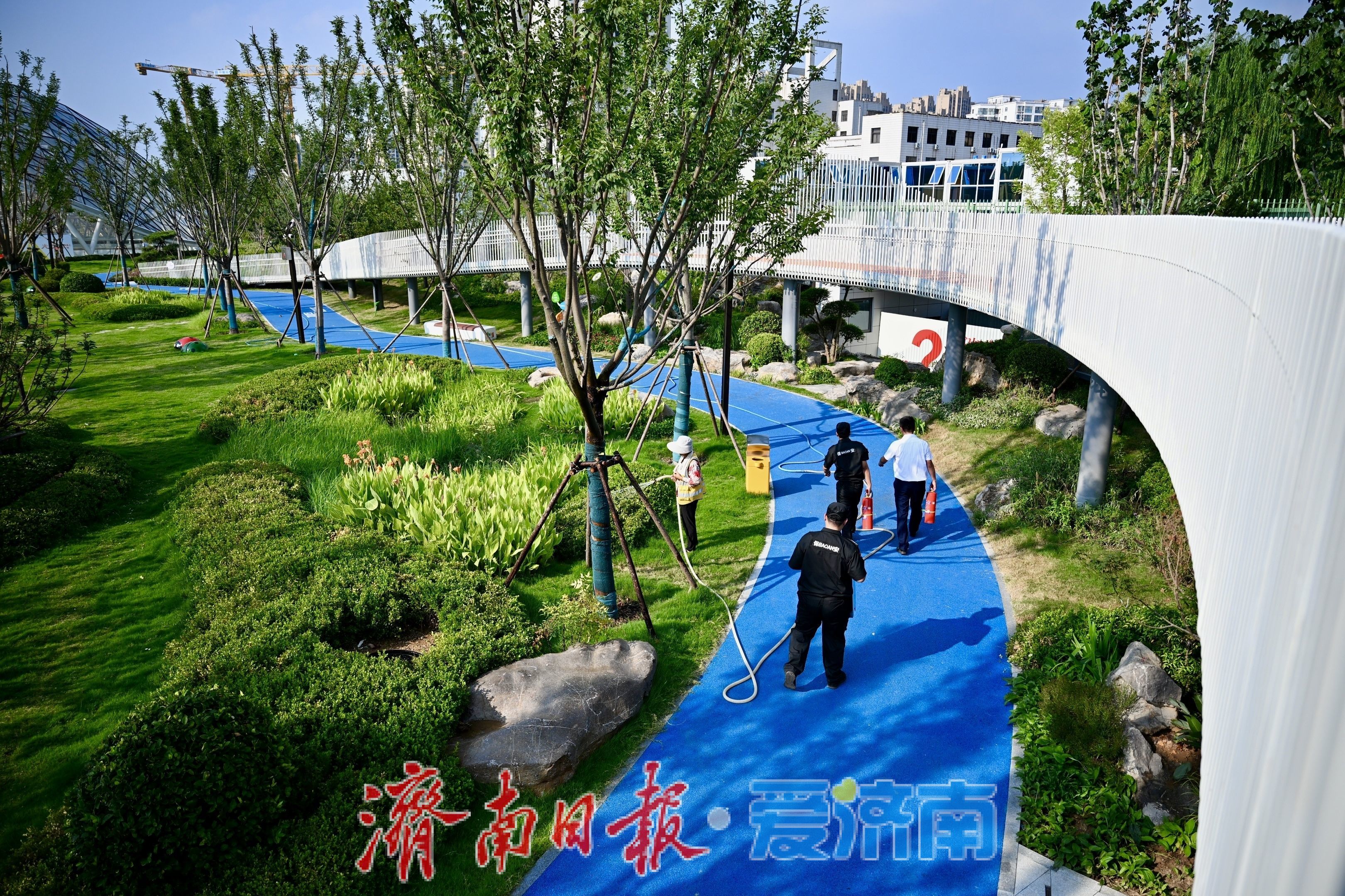 槐苑文化体育公园22日开园 市民抢先“探园”