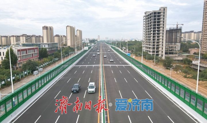 正式通车迎来首个早高峰，济南工业北路快速路东延“一路顺风”