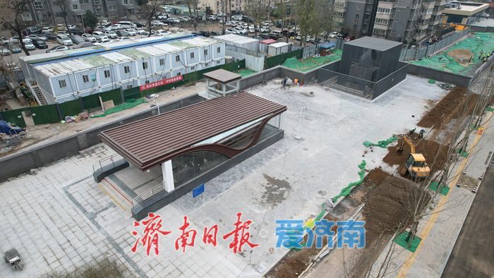 项目强省会｜济南轨交6号线山东大学站出入口亮相