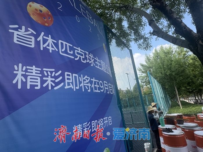 济南首个匹克球主题公园落户省体 预计9月开放