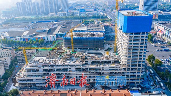项目强省会丨济南天桥万融广场加速成型 打造黄河南岸TOD门户新地标