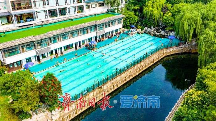 泉水浴场迎夏日客流高峰 泉城惠民地标彰显独特价值
