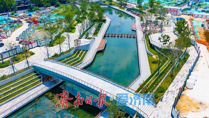 旧河焕新颜！济南全福河景观提升完工 泄洪河道变身滨水公园