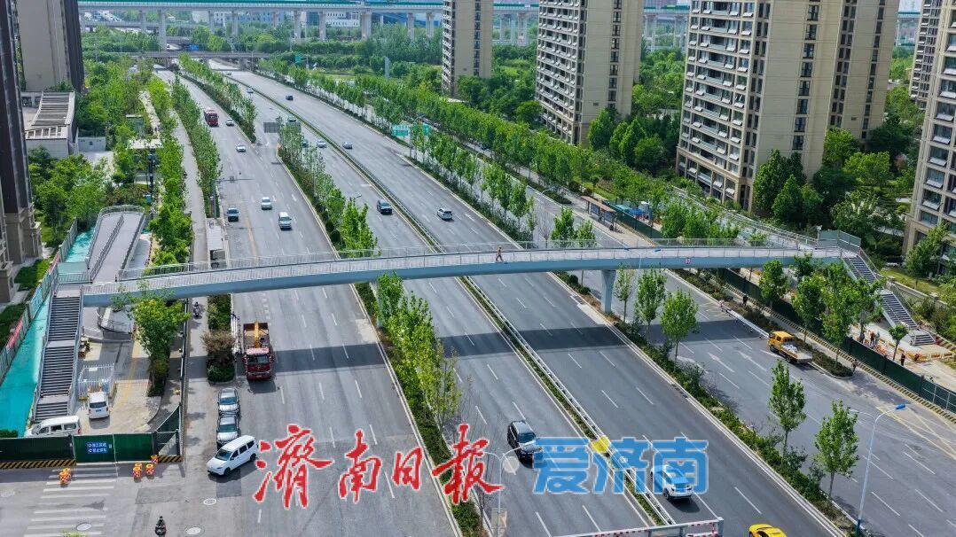 助力泉城交通升级，4座人行天桥将于“五一”假期前投入使用
