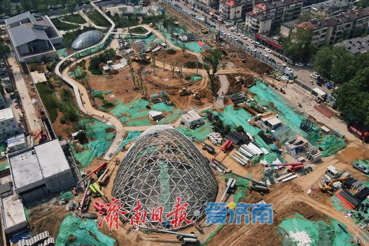 城市更新加速度 槐苑文体公园建设进入冲刺阶段