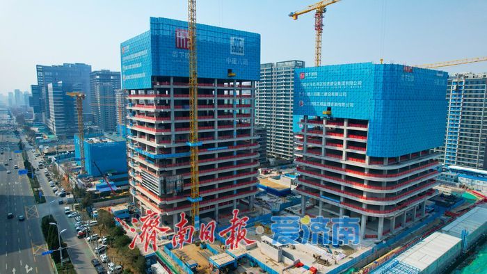 项目强省会｜济南明湖国际科创中心B2地块建设全速推进