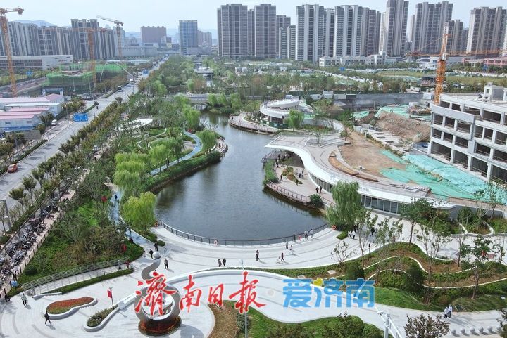 国庆假期打卡滨河活力湾，济南北湖片区再添滨水休闲空间