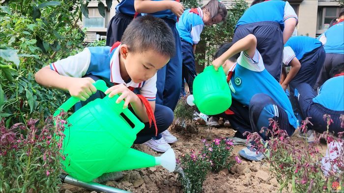 泉民植树·秋韵养护 2026年济南市全民义务植树走进唐冶中学小学部