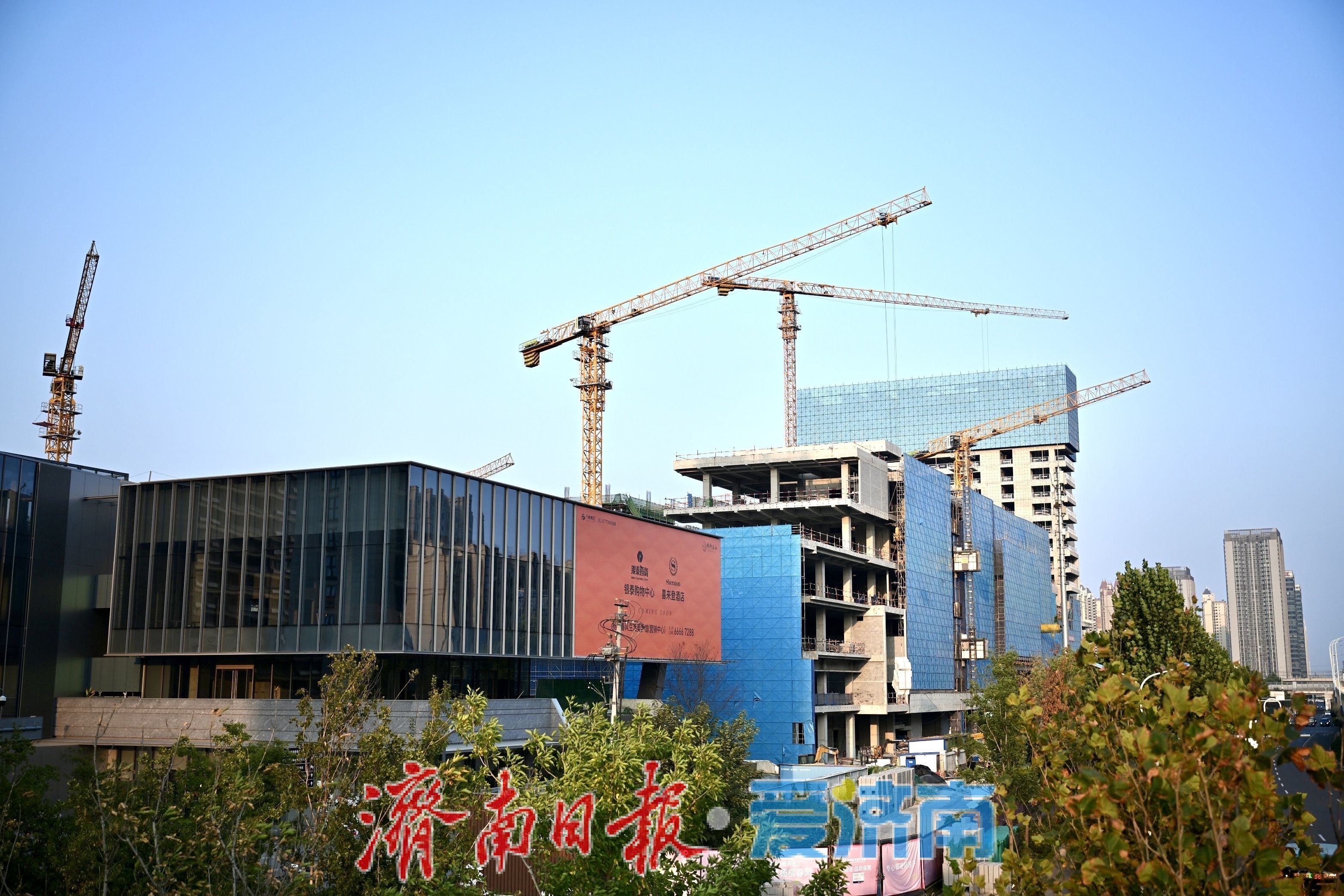 建设提速！济南西客站片区银泰百货项目有序推进 激活西部商圈新动能