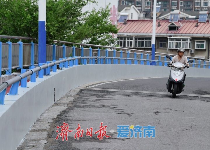 济南纬六路高架桥大修第一阶段进入尾声