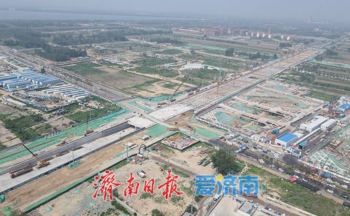 项目强省会｜如火如荼，济南黄河大道二期建设争分夺秒