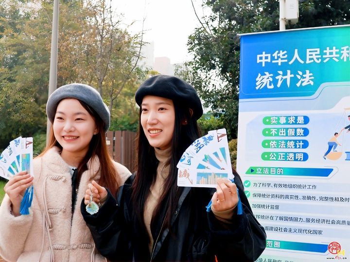 济南市统计工作者进重点商圈开展普法宣传