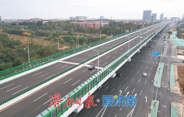 正式通车迎来首个早高峰，济南工业北路快速路东延“一路顺风”