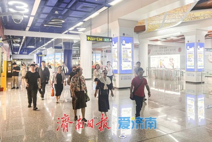 市民出行更方便啦！济南这两座地铁车站升级换乘指引