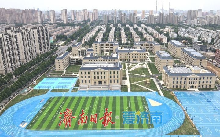 济南盛福片区这座高中本月底前建成