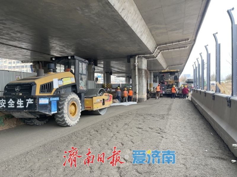 直击堵点！济南旅游路二环东路交叉口新增专用右转车道正式投用