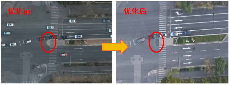 济南东部新增一处潮汐车道，左转通行能力提升54.1%