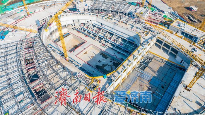 项目强省会｜济南黄河体育中心建设提速 打造齐鲁文体新高地