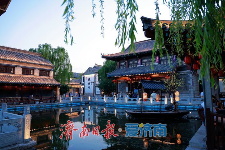 一年四季 泉在济南｜泉城暮色入画来 百花洲邂逅傍晚好风光