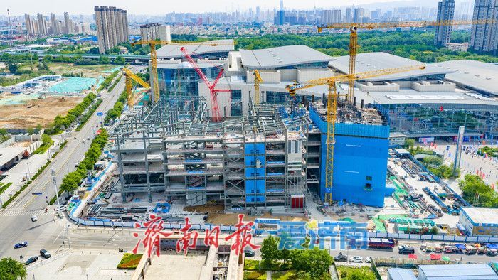 山东国际会展中心配套项目建设有序推进 地标雏形初显赋能区域发展