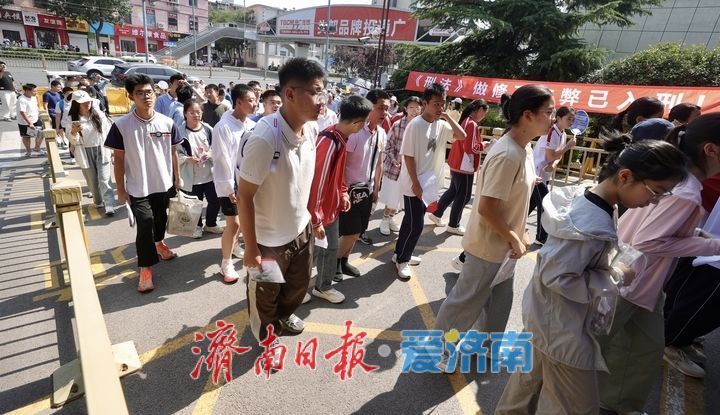 少年加油！济南中考考生提前探场