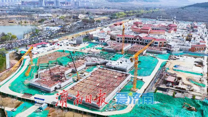 济南高新东区百联奥特莱斯二期加速建设