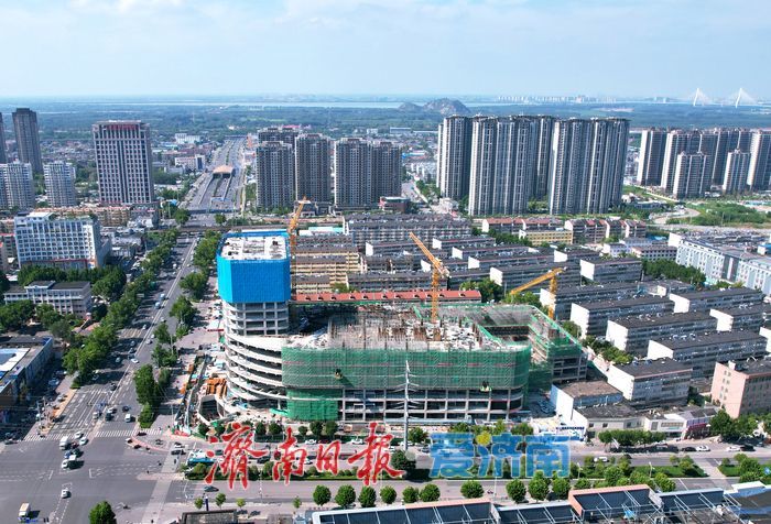 项目强省会｜黄河南岸TOD新地标 万融广场建设提速展新姿