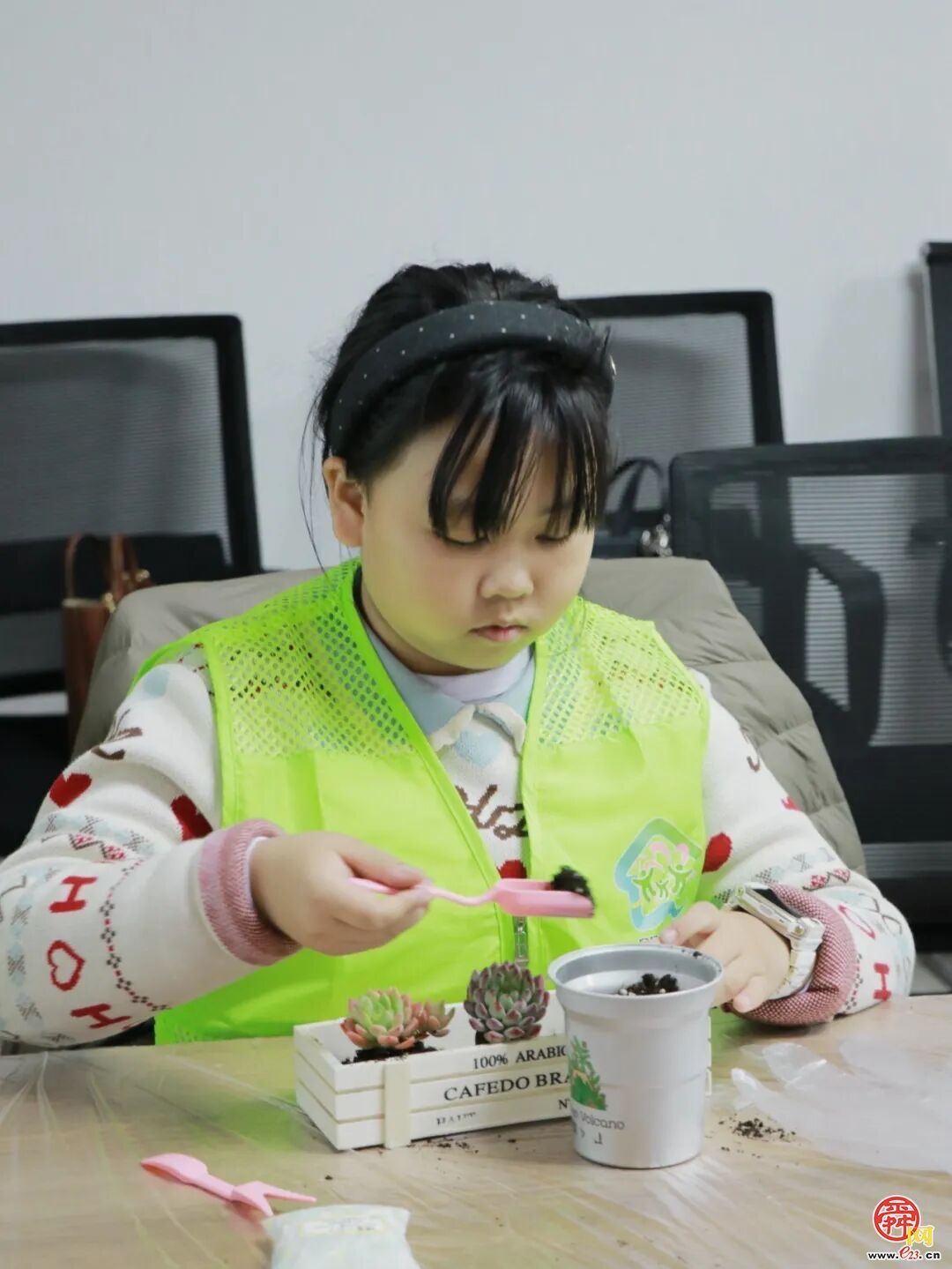 指尖塑绿意，公益暖泉城——济南泉民园艺中心联合辰星公益开展多肉DIY温暖陪伴活动