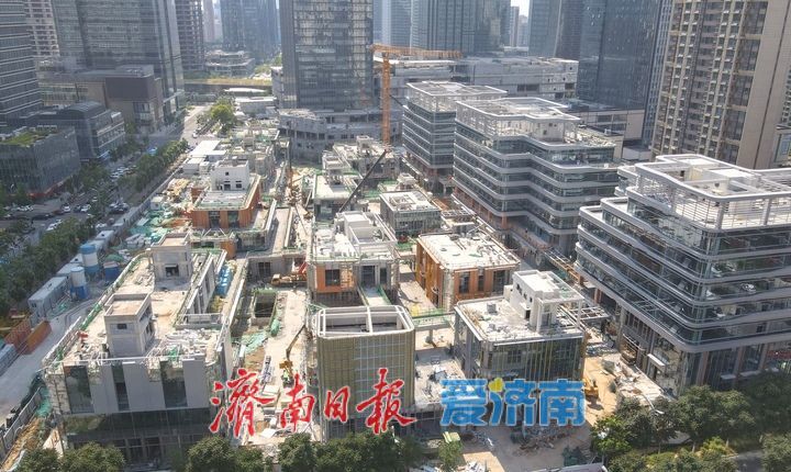 项目强省会｜济南CBD打造低密度商业街区，注入崭新商业活力