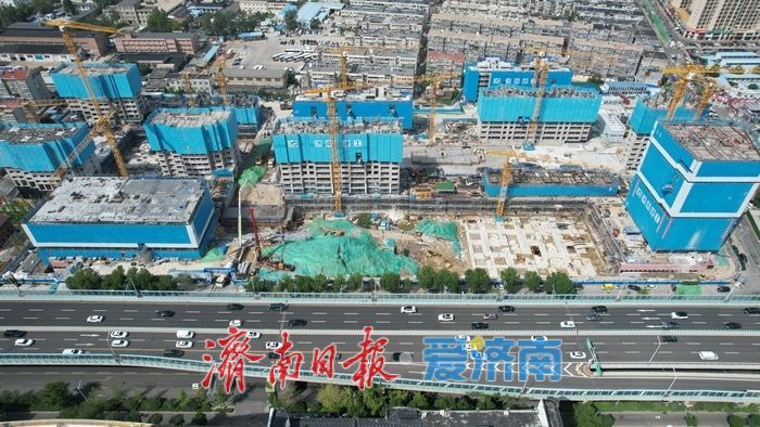 济南元首针织项目建设加速，打造城市更新新典范