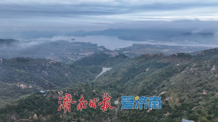 一年四季 泉在济南丨连绵秋雨终放晴 清宁森林小镇云雾缭绕引客来