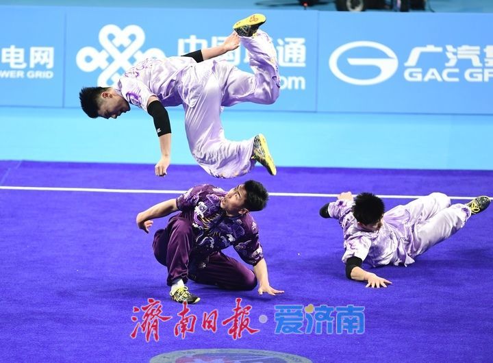 山东队夺得十五运武术套路混合团体金牌